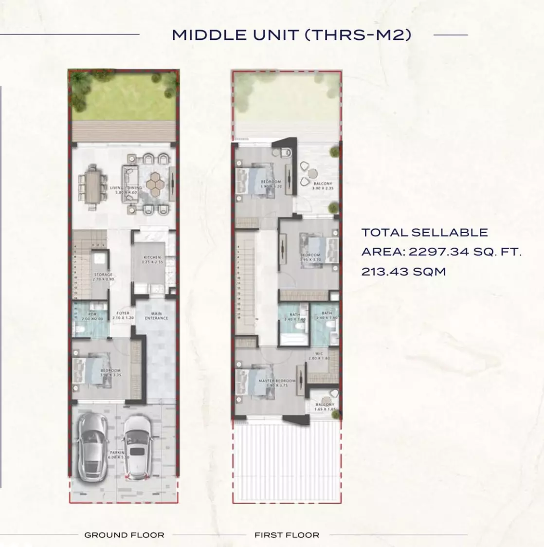 Floor Plans OF Riverside - 4BR Townhouse-1